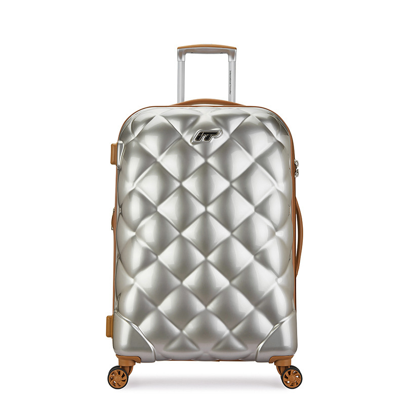 British it trolley case universal wheel luggage ultra-light boarding case male and female student travel luggage Diamond Plaid