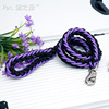 Factory wholesale pet supplies eight -stranded traction rope 8 single holding rope colored pet walking dog rope large dogs and dog ropes