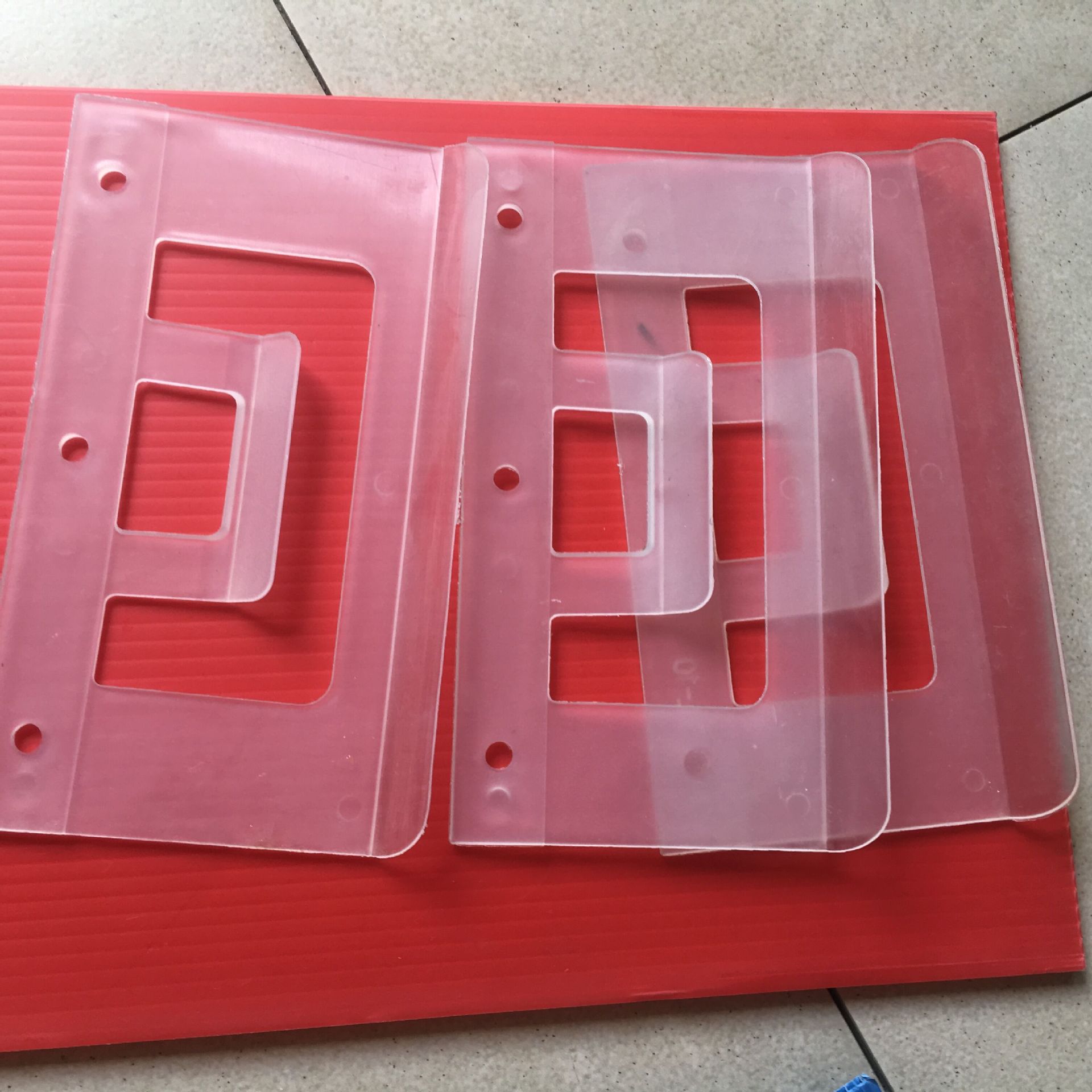 塑料中空板周转箱配件 塑胶箱配件 155*90