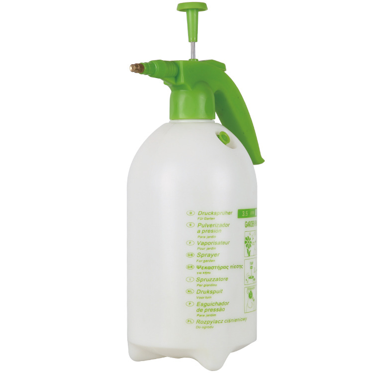 Pulverizador de Presión de Aire Manual de Gran Capacidad (3.5L/4L) para Jardinería Doméstica con Válvula de Seguridad, Regadera para Riego de Flores y Pulverización de Agua