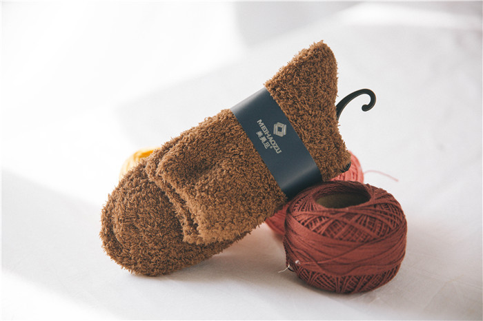 Calcetines de Felpa para Hombre, de Media Caña, Muy Cálidos, para Casa