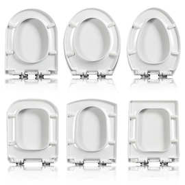 跨境货源 马桶盖加厚家用通用老式V型U型方形O型厕所板厂家坐便盖