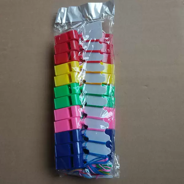 Plastic Colorfulful Large Whistles 24 Pieces in a Pack of 20 Kidsren's Toys Whistles
