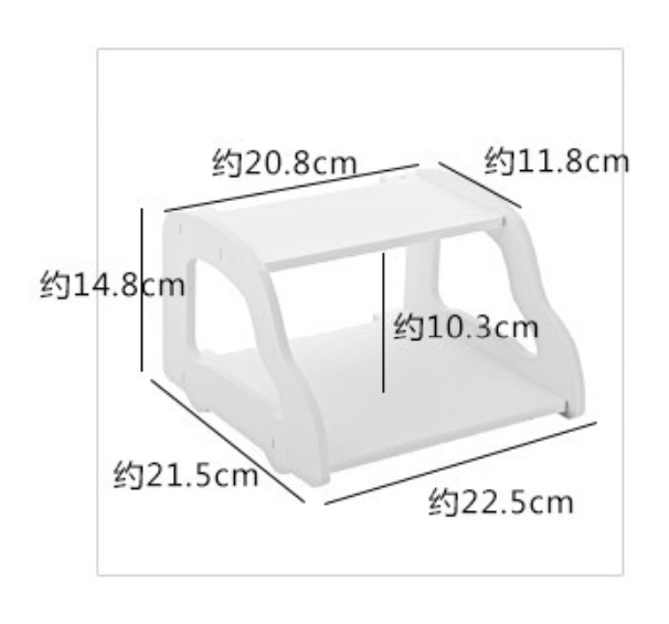 Creativa Casa TV Set-Top Box rack multi-funcional de la pared de almacenamiento en rack ponche libre router coche caja de almacenamiento