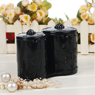 wholesale Foreign trade the republic of korea Retro Changmi butterfly Binoculars Dual Pen,Anna Cosmetic brush Storage bin