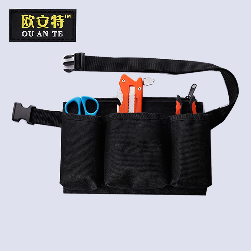 Entrega de una sola pieza ouante Kit de productos Oxford tela multi-funcional hotel restaurante limpieza cintura bolsa jardín cintura bolsa