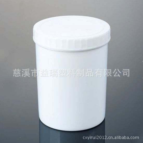 1000ml广口瓶 白色pp塑料桶 涂料桶 胶水瓶 乳胶桶(B5)