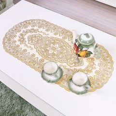 40*84cm European light luxury gold-plated tablecloth washable dining table runner home washable tea table mat