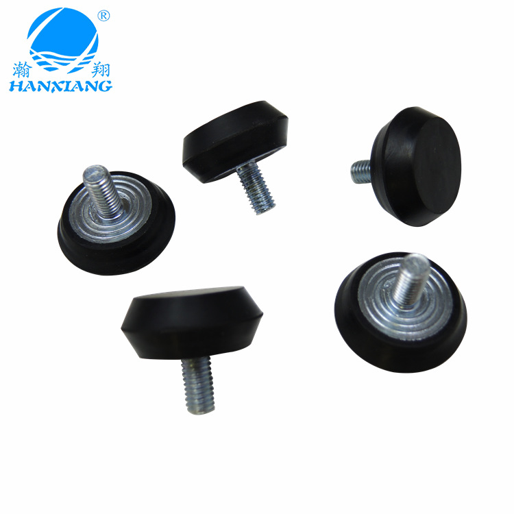 广东 Φ28*11H*M8 天然橡胶脚垫 支撑脚  可批发