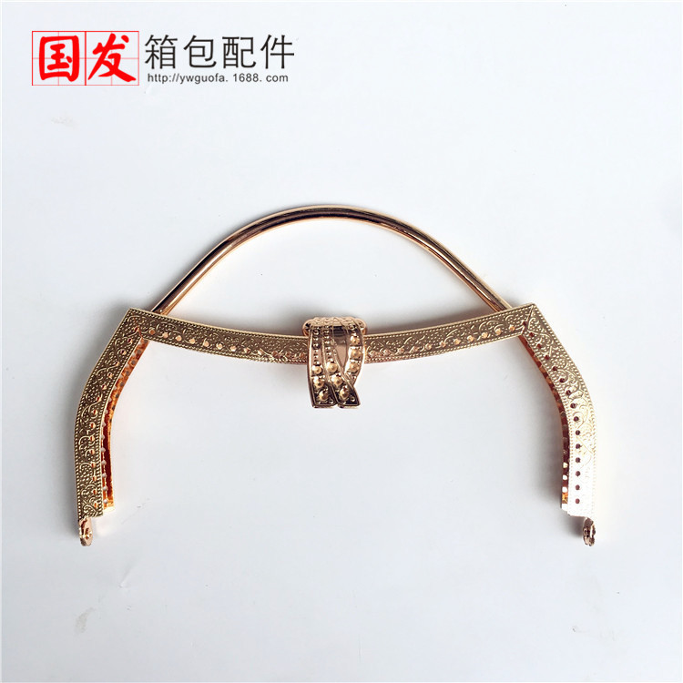 18cm cintura cóncava cabeza de hoja mano oro agujero de aguja oro bronce oro ligero