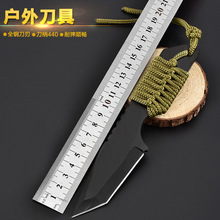 厂家批发户外直刀防身刀野营刀战术直刀 高硬度绑腿潜水小匕首