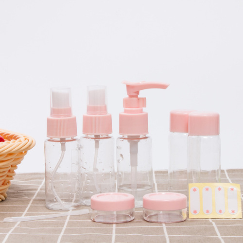 Travel packing spray bottle set, portable mini bottle skincare sprayer, hydrating cosmetic empty bottle, small spray bottle