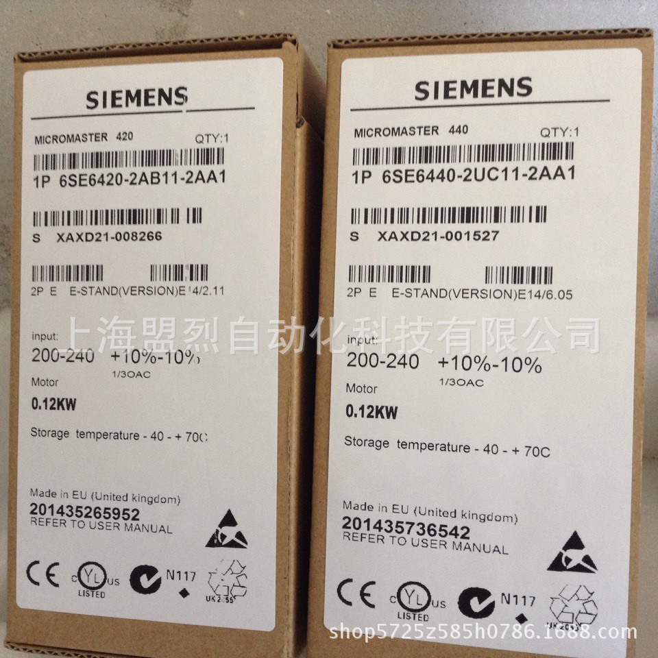 6SE6440-2UC31-1DA1 西门子MM440变频器6SE6 440-2UC31-1DA1