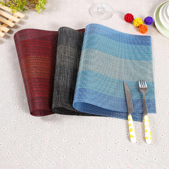 Tablecloth European-style PVC Western dining tablecloth simple dining mat heat insulating coaster cup mat bowl mat washable