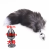 Large metal mysterious fox tail 40cm