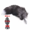 Mid -number thread fox fox tail 40cm