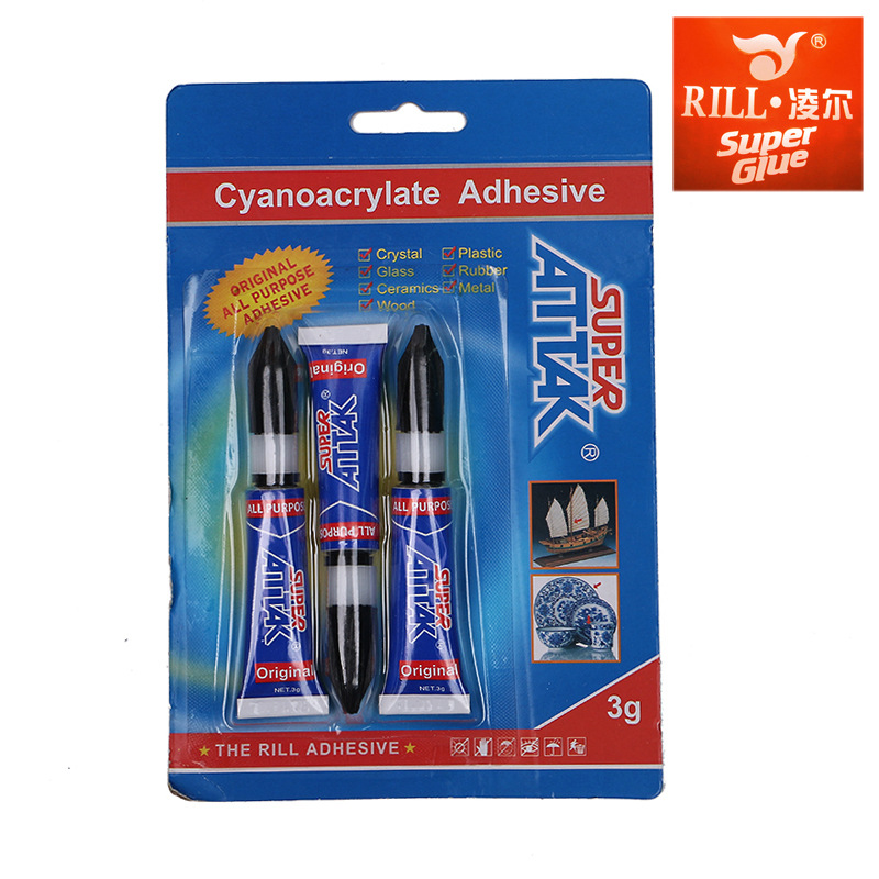 super attak 502胶 欧标胶水 瓷器玻璃修补胶 快速方便牢固快干胶