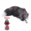 Small metal mysterious fox tail 40cm
