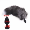 Small scrub black mysterious fox tail 40cm