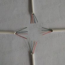 4芯扁平漆包耳机线 TPE面条漆包线 多芯多股耳机线 厂家直供