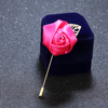 Red pin lapel pin suitable for men and women, universal brooch, flowered, wholesale