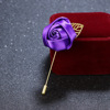 Red pin lapel pin suitable for men and women, universal brooch, flowered, wholesale