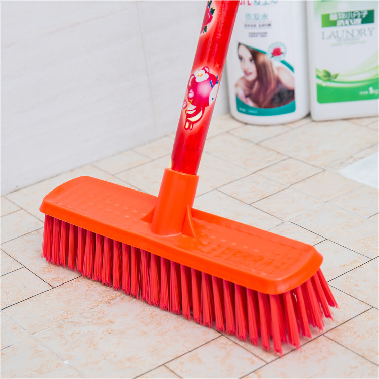 공장 청소 제품 플라스틱 바닥 브러시 빗자루 가정용 하드 헤어 화장실 브러시 바닥 브러시 백화점 도매