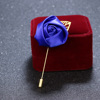 Red pin lapel pin suitable for men and women, universal brooch, flowered, wholesale