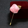 Red pin lapel pin suitable for men and women, universal brooch, flowered, wholesale