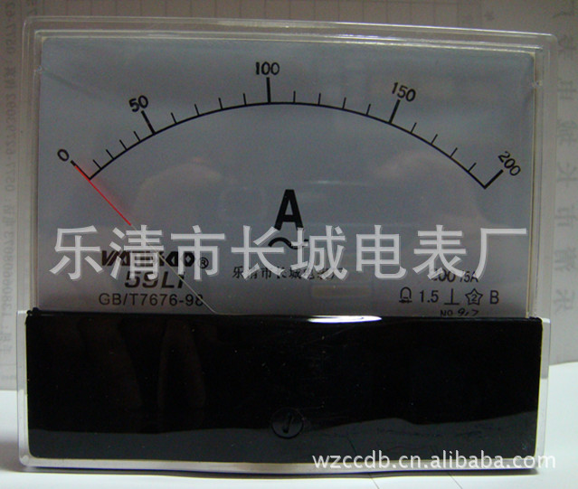 供应长城电表厂 59L1 200/ 交流电流表 指针式