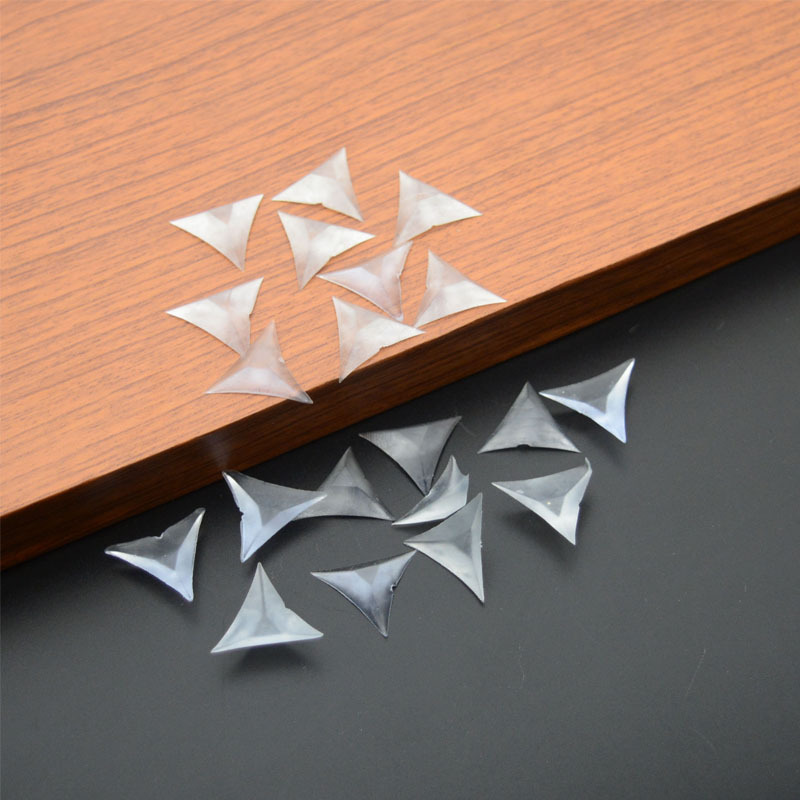 Furniture Hardware accessories cabinet drawer transparent triangle dust Corner/Crystal corner factory direct wholesale