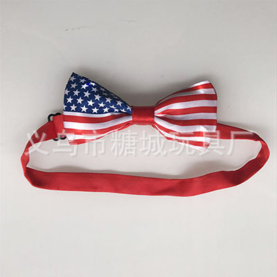 LED luminoso moda bandera pajarita estilo británico vestido pajarita suministro Estados Unidos Reino Unido Australia