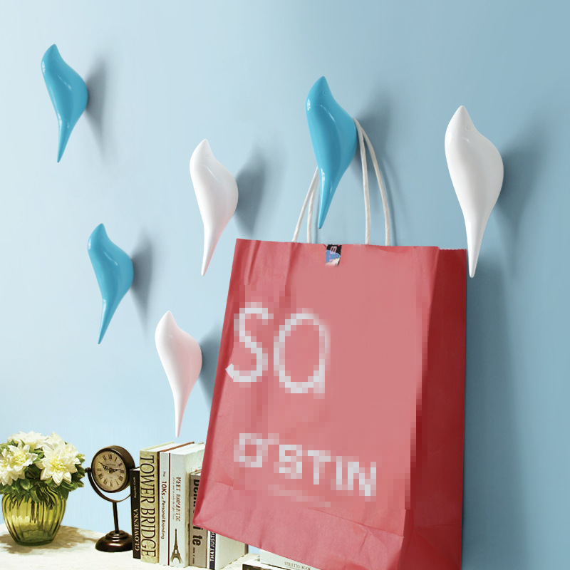 Venta al por mayor transfronteriza de la pared del hogar Decoración de aves gancho de animales decoración de la pared detrás de la puerta percha gancho de ropa de abrigo tridimensional