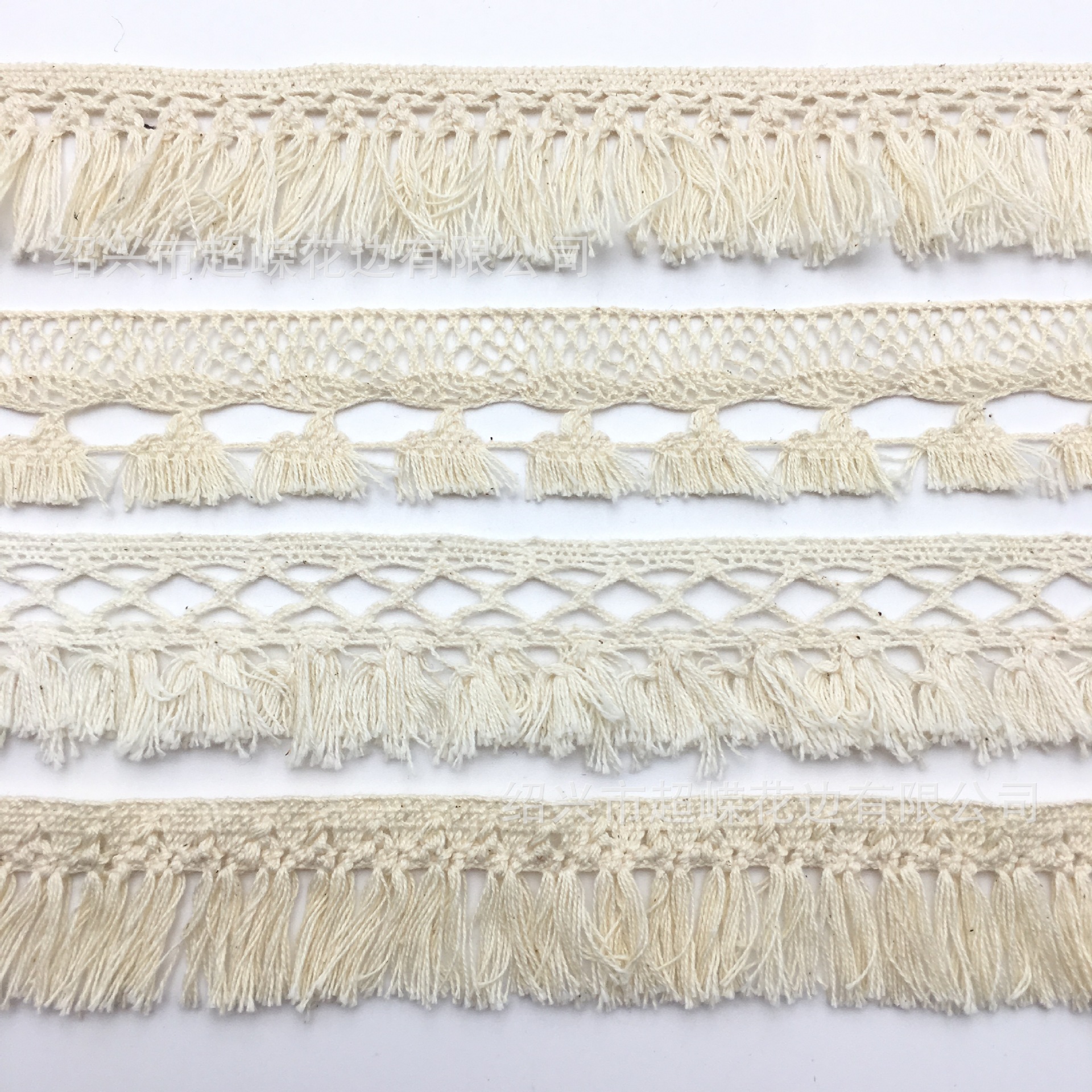 现货棉花边3CM棉线流苏花边服装辅料花边棉线花边