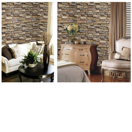 Supply 45cm imitation rock pattern bricks bedroom living room background wallpaper self-adhesive decorative wallpaper sticker SA-1007