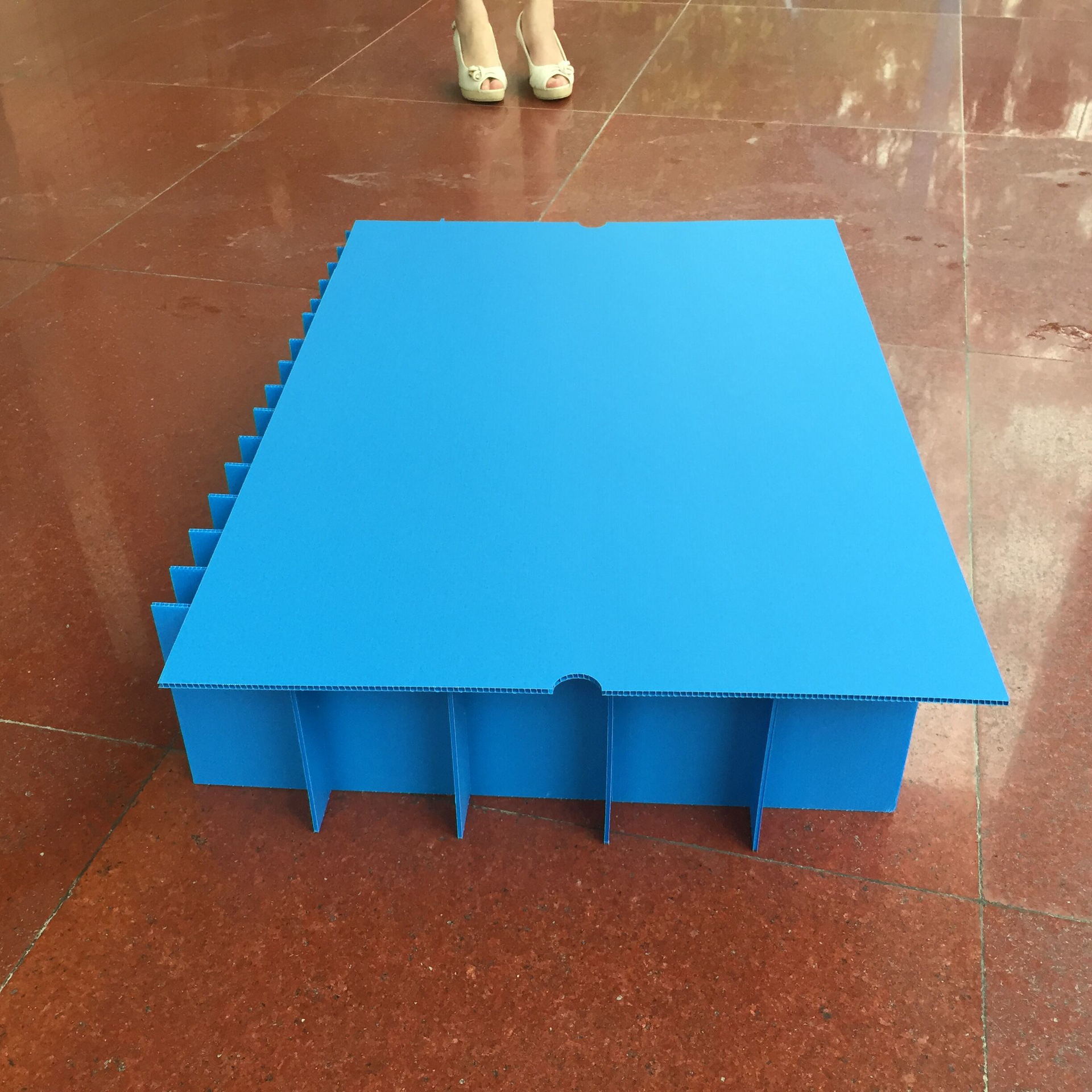 中空板刀卡 供应浙江中空板隔板加刀卡 万通板刀卡pp中空板