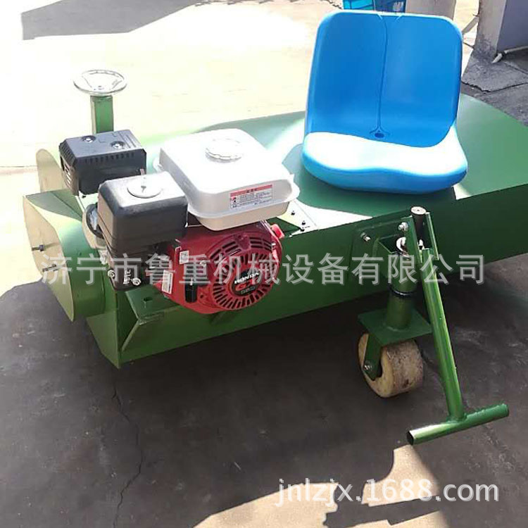 生产小型1.5米汽油刷草机定金 1500型座驾式汽油梳草机 品质保障