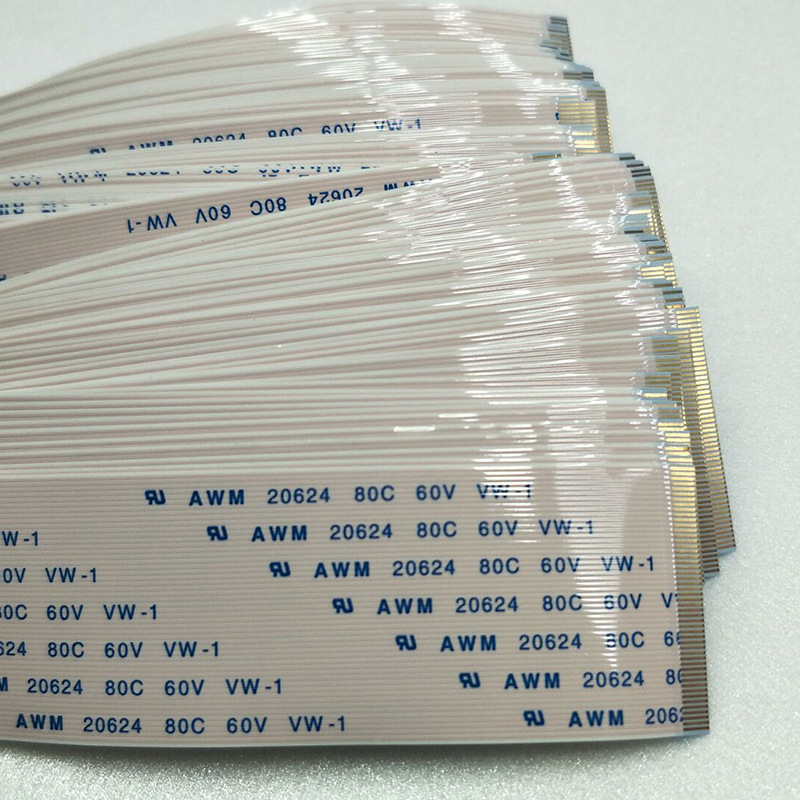 扁平软排线0.5*50P*100A 镀金扁平线FFC软排线摄像头软排连接线