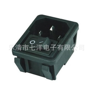 《厂家直销》各种AC电源插座 带ON-OFF开关 FS-334