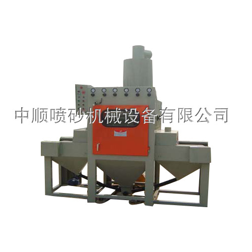 全自动输送式喷砂机厂家直销手机外壳五金铝件表面处理输送喷砂机