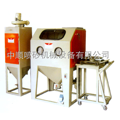 厂家直销台车转盘式模具专用喷砂机 轮胎模具电脑外壳模具喷砂机