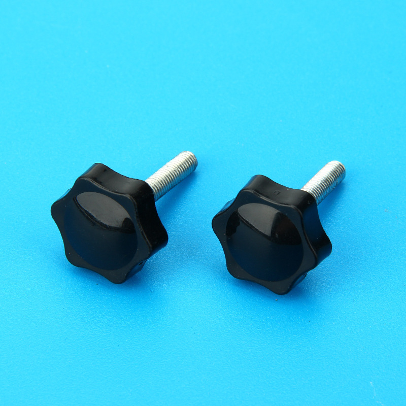 厂家直供 六角梅花直径25塑料手拧螺栓 调节旋钮六角把手螺栓