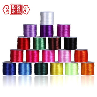 Crystal bracelet elastic rope DIY beading thread wear crystal elastic thread beaded rubber band bracelet text play wear-resistant thread