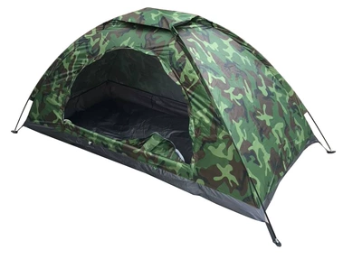 [Monthly sales 20000 +] Polar Tiger single camouflage tent outdoor leisure camping tent gift tent (Avtomobil dam çadırları) - big-flower-fan-color-single