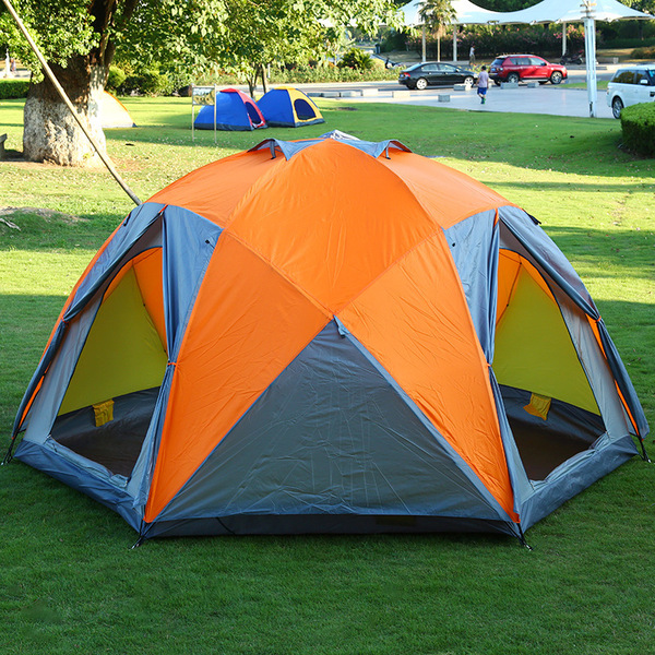Travel double-layer spherical waterproof tent for camping
