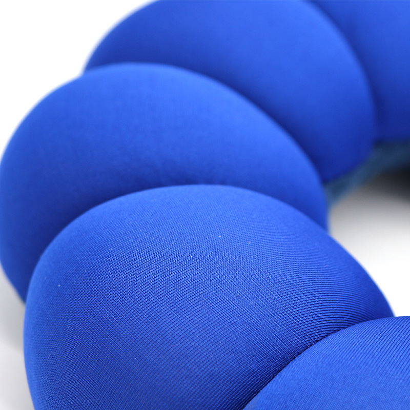 源メーカー ドーナツ型クッション ひまわり型弾性リング枕 両面使えるクッション 頭と耳用枕