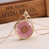 Round accessory, starry sky, necklace, plant lamp, pendant, European style, wholesale