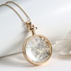 Round accessory, starry sky, necklace, plant lamp, pendant, European style, wholesale