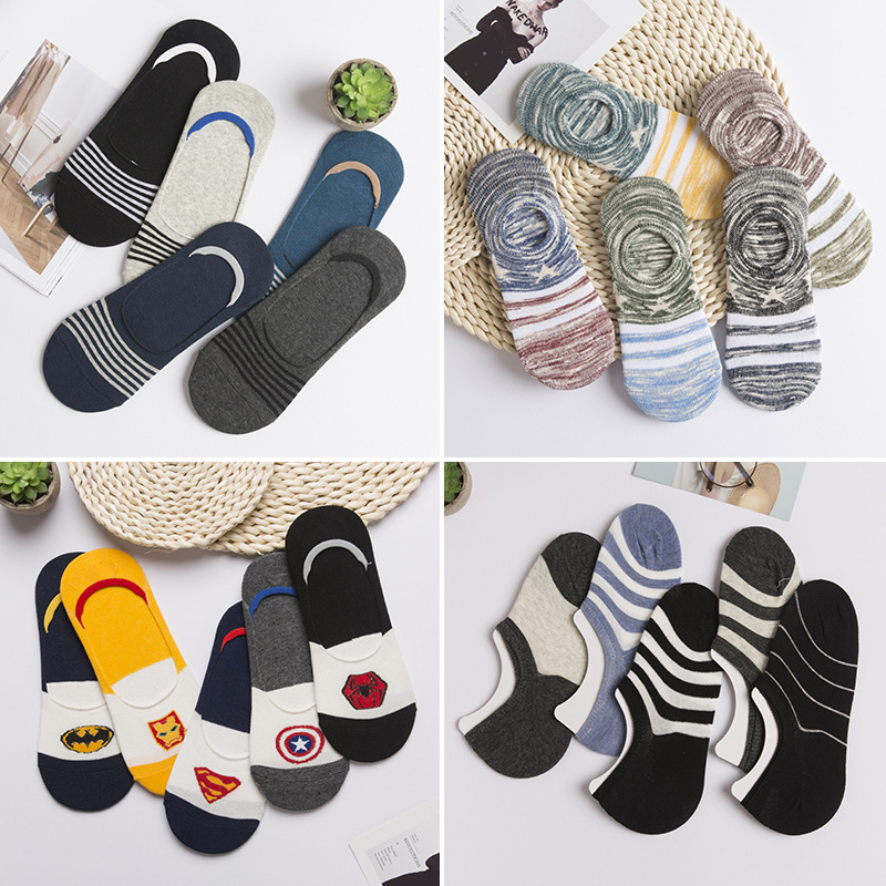 Spring and Summer Men's Invisible Socks Shallow Mouth Boat Socks Men's Socks Cotton Socks Short Socks Silicone Non-Slip Thin Manufacturer Wholesale Spring and Summer Men's Invisible Socks Shallow Mouth Boat Socks Men's Socks Cotton Socks Short Socks Silicone Non-Slip Thin Manufacturer Wholesale