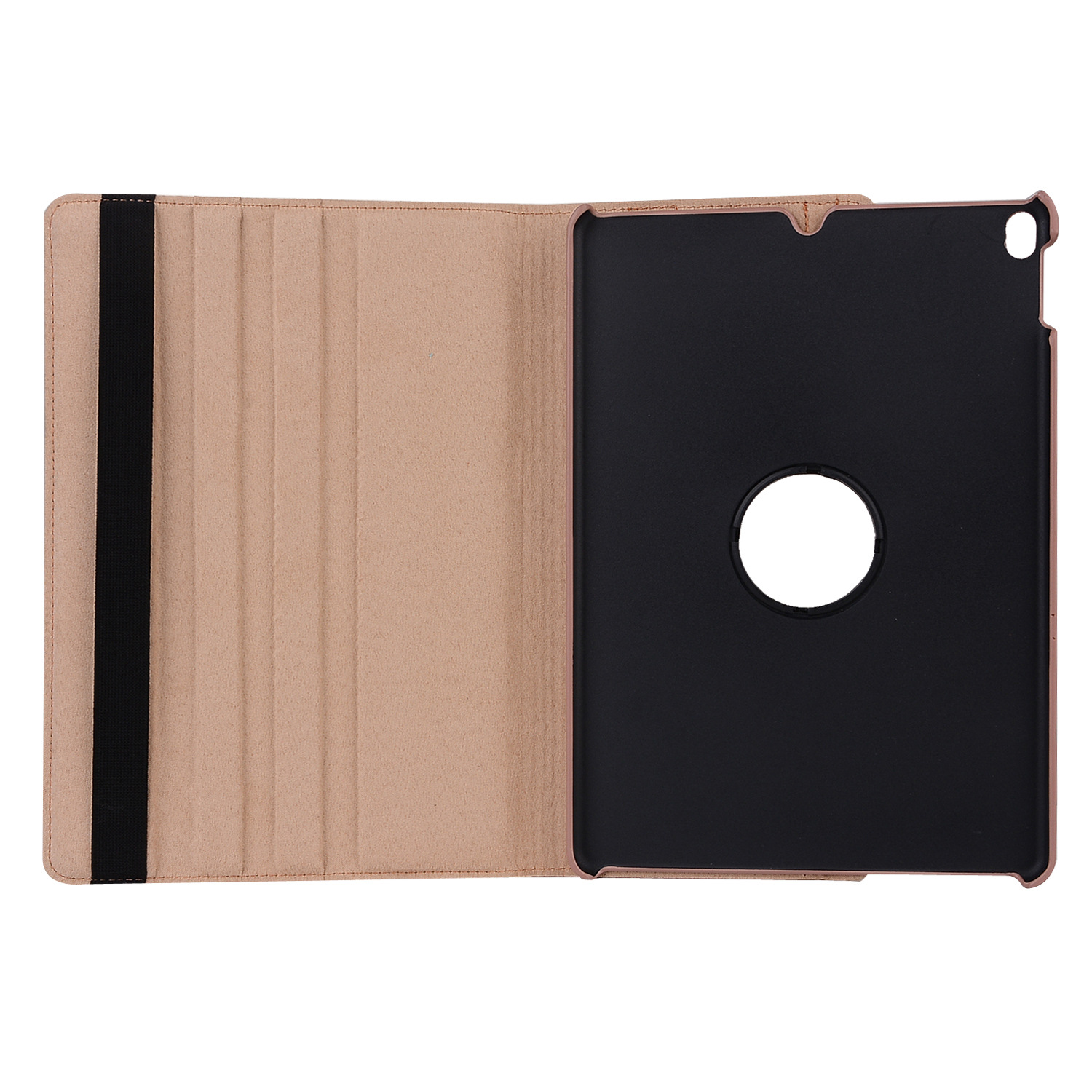 Funda protectora para panel plano ipadpro11 air6 patrón de lichi para iPad 9.7 funda de cuero giratoria 10.2 funda protectora